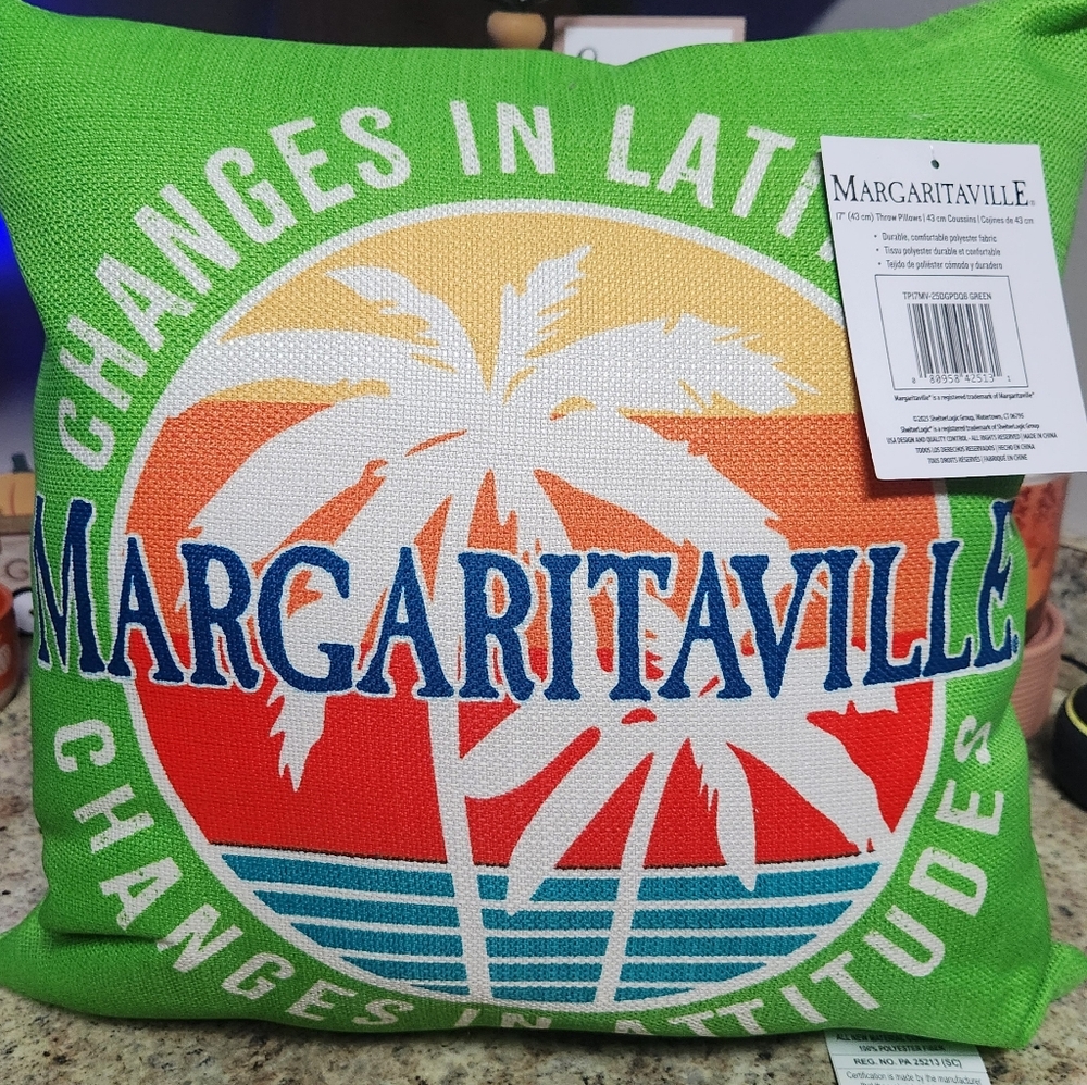 NWT Margaritaville Indoor/ Outdoor Pillow